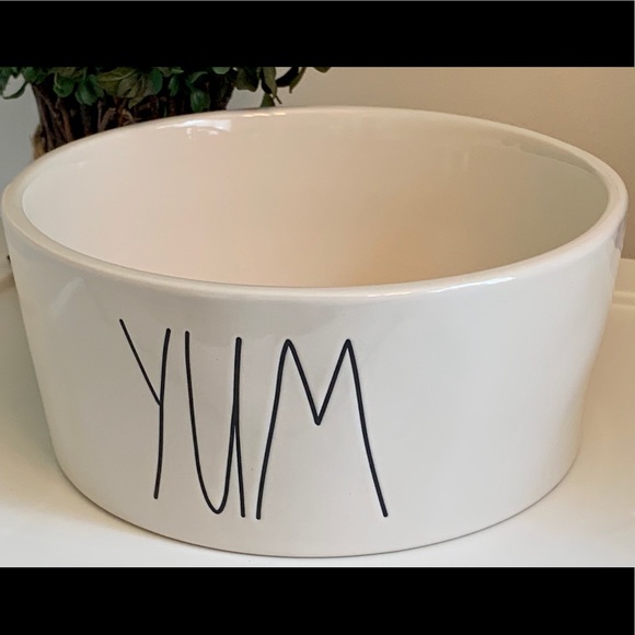 Rae Dunn Other - Rae Dunn “Yum” X-large Dog Bowl